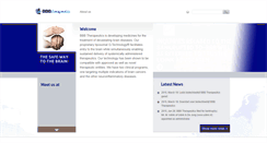 Desktop Screenshot of bbbtherapeutics.com