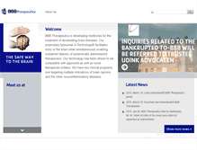 Tablet Screenshot of bbbtherapeutics.com